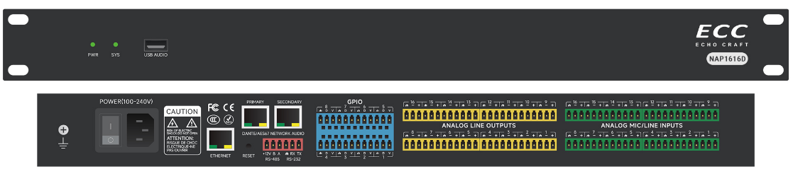 数字音频处理器 NAP1616D